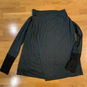 Grey Flowy Sport Jacket / Cardigan